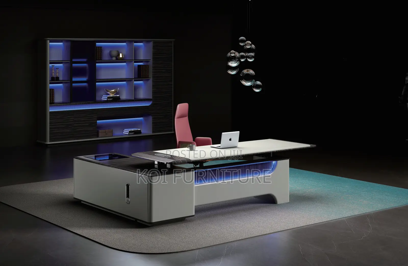 Office Desk; 2.4 Meters Modern Metal Executive CEO Office Desk
