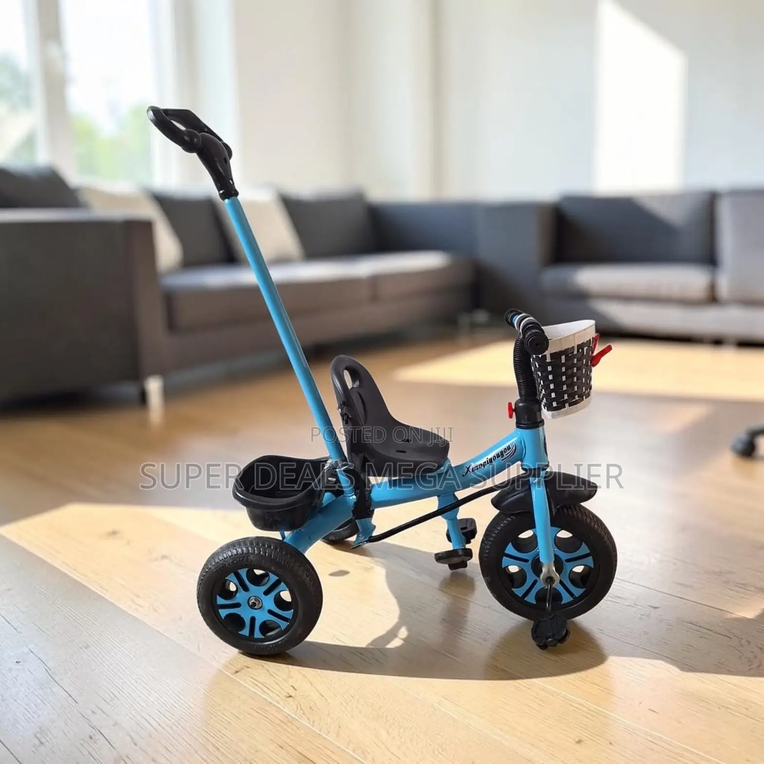 Eye-Catching Kids Bike Bicycle Tricycle With Push Handle