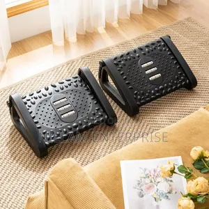 Adjustable Footrest With Massage Rollers