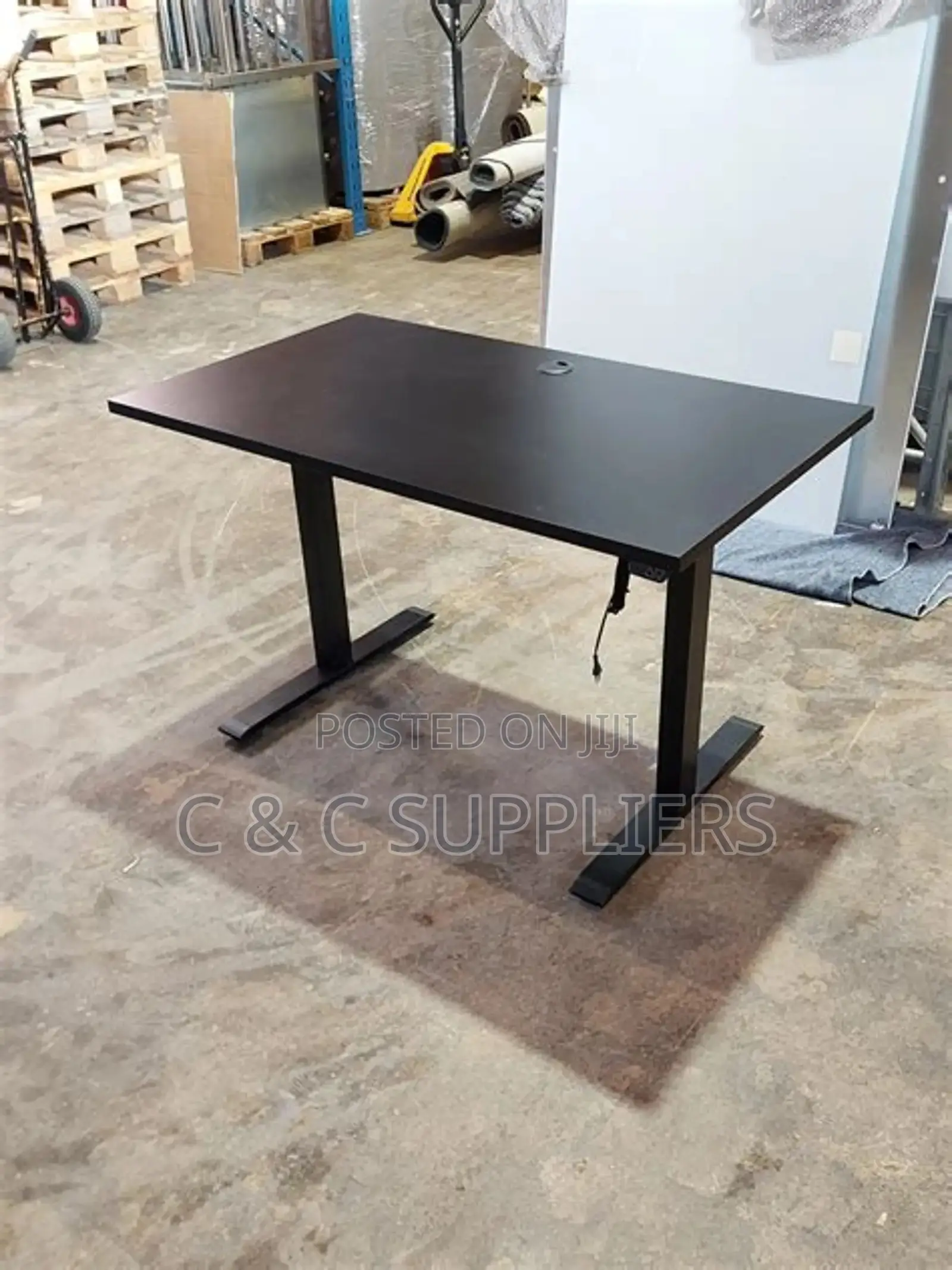 Black Electric Sit Stand Lifting Desk-120cm