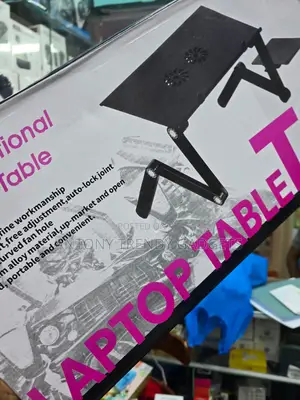 Portable T8 Laptop Desk With USB Fans Adjustable Legs