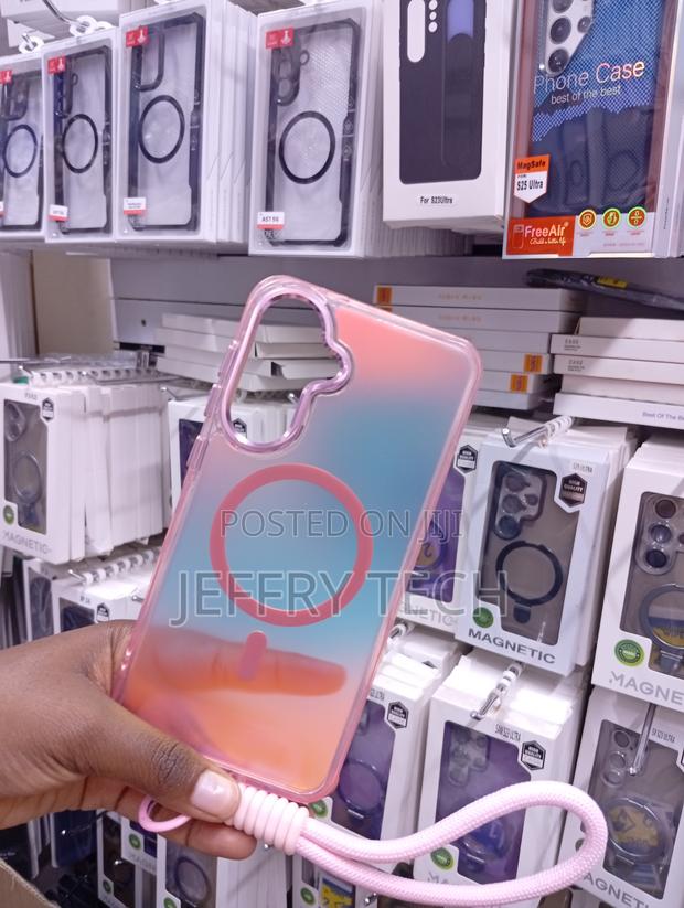 Magnetic Phone Case With a Matching Coiled Wrist Strap Lanyard - thumbnail 2