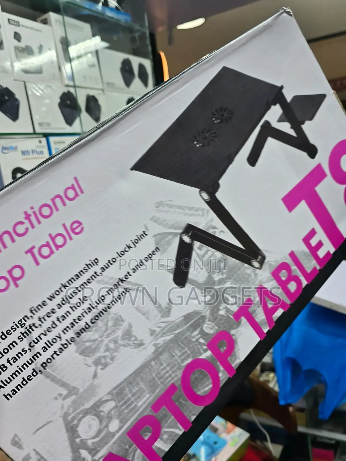 T8 Multifunction Laptop Stand Aluminum Foldable Desk