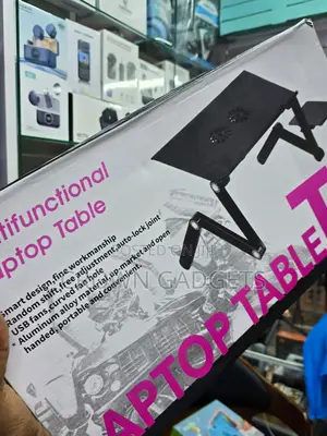 T8 Multifunction Laptop Stand Aluminum Foldable Desk