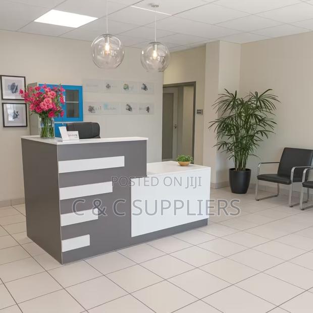 Modern Office Reception Desk-2400mm - thumbnail 3