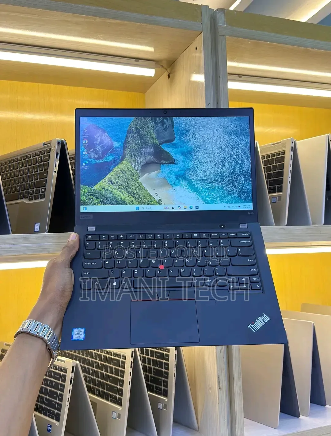 Laptop Lenovo ThinkPad T490s 16GB Intel Core i7 SSD 256GB