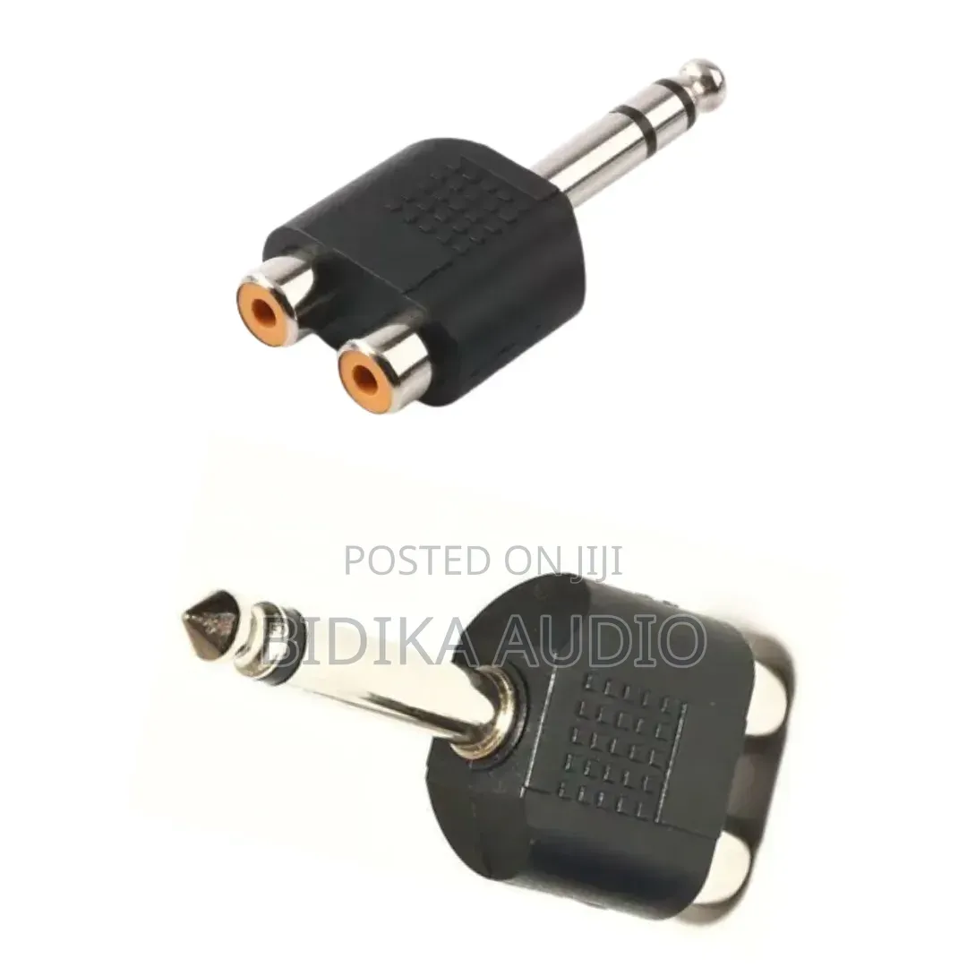 Audio Jack Converter 2 RCA Female TO Mono