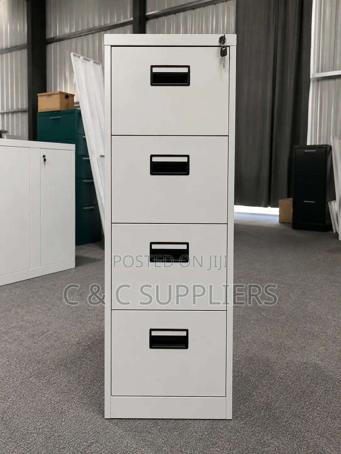 4-Drawer Storage Locker Unit