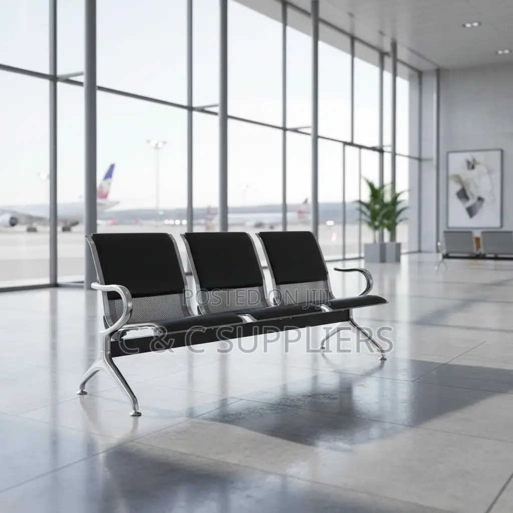 3-Seater Semi Padded Waiting Bench