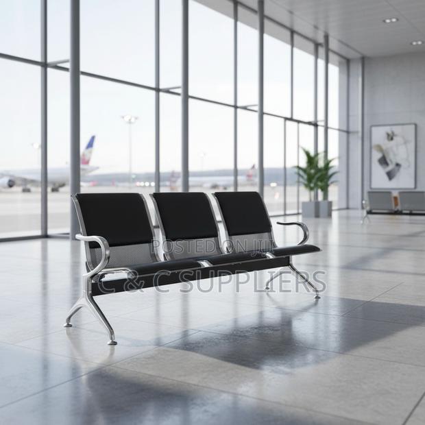 3-Seater Semi Padded Waiting Bench - thumbnail 3
