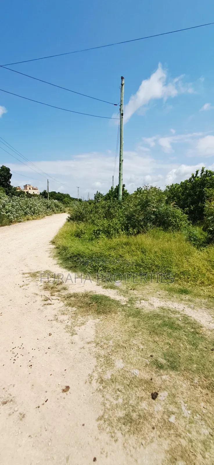 For Sale 2 Acres at the 2nd Raw Beach Shanzu