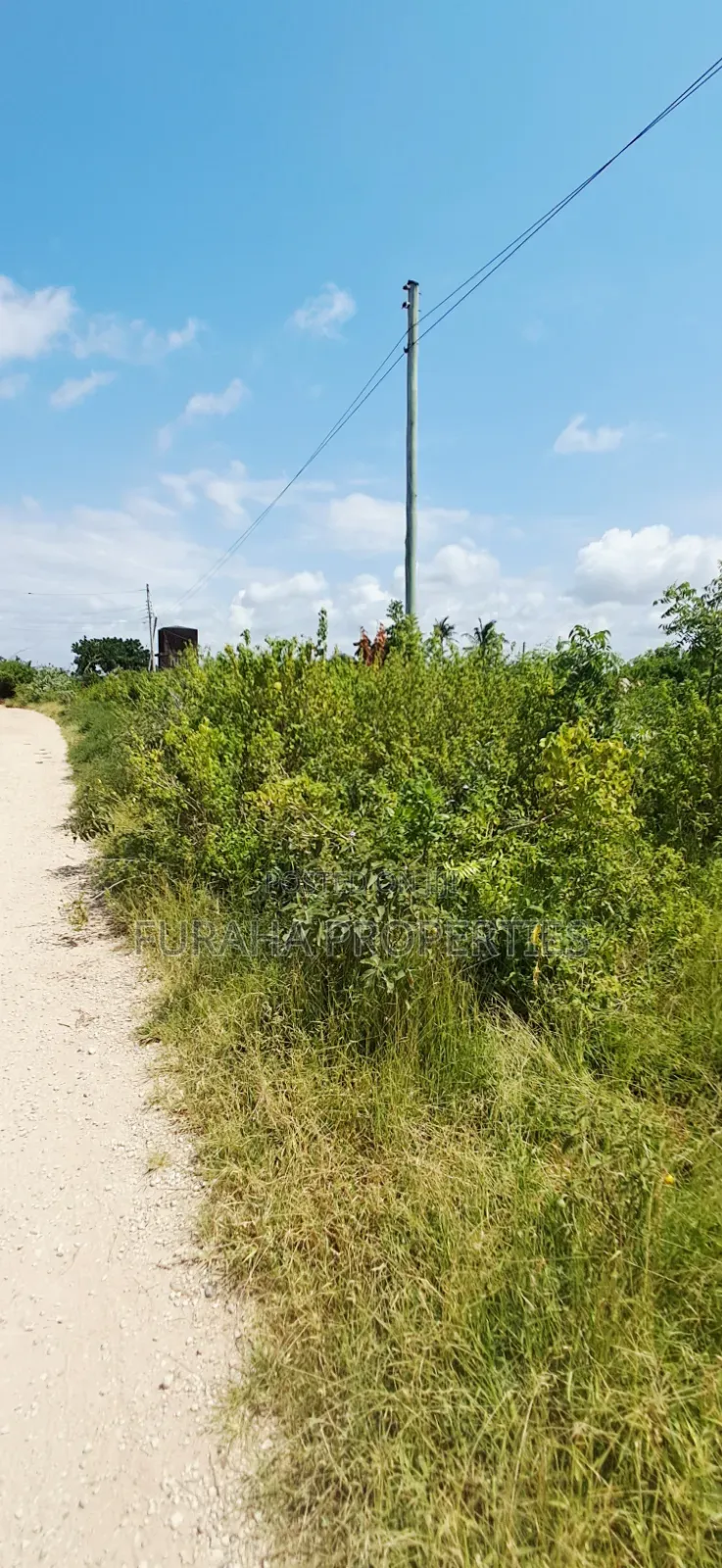 For Sale 2 Acres at the 2nd Raw Beach Shanzu
