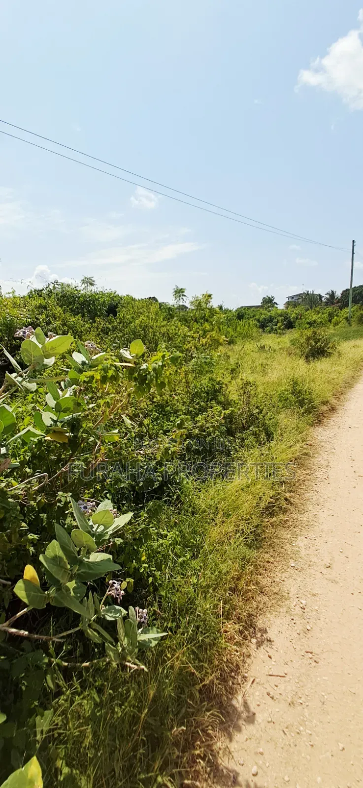 For Sale 2 Acres at the 2nd Raw Beach Shanzu