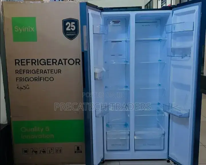 Syinix 460L Side-by-Side Refrigerator – No Frost