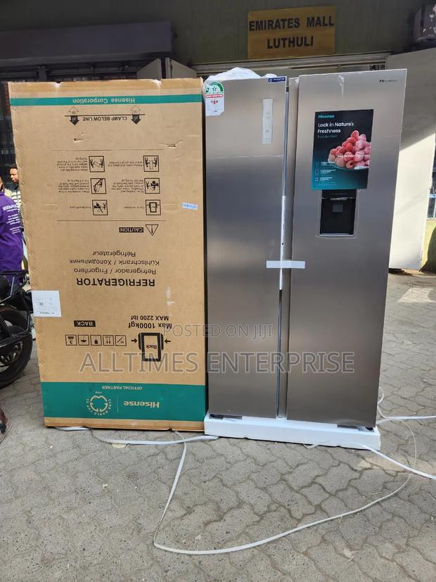 Hisense Side by Side Refrigirator Ref558dr [541litres] Available - thumbnail 2