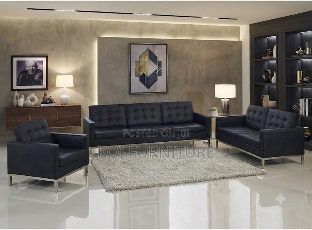 Office Sofa; Five Seaters Executive PU Leather Office Sofa Set - thumbnail 3