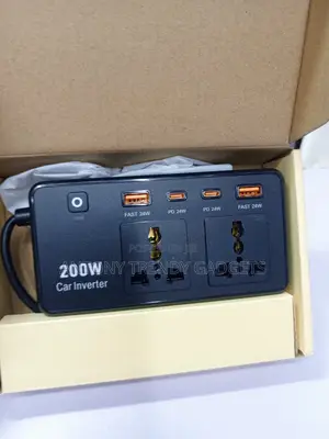 Portable 200W Car Power Inverter for Laptop Phone Charging