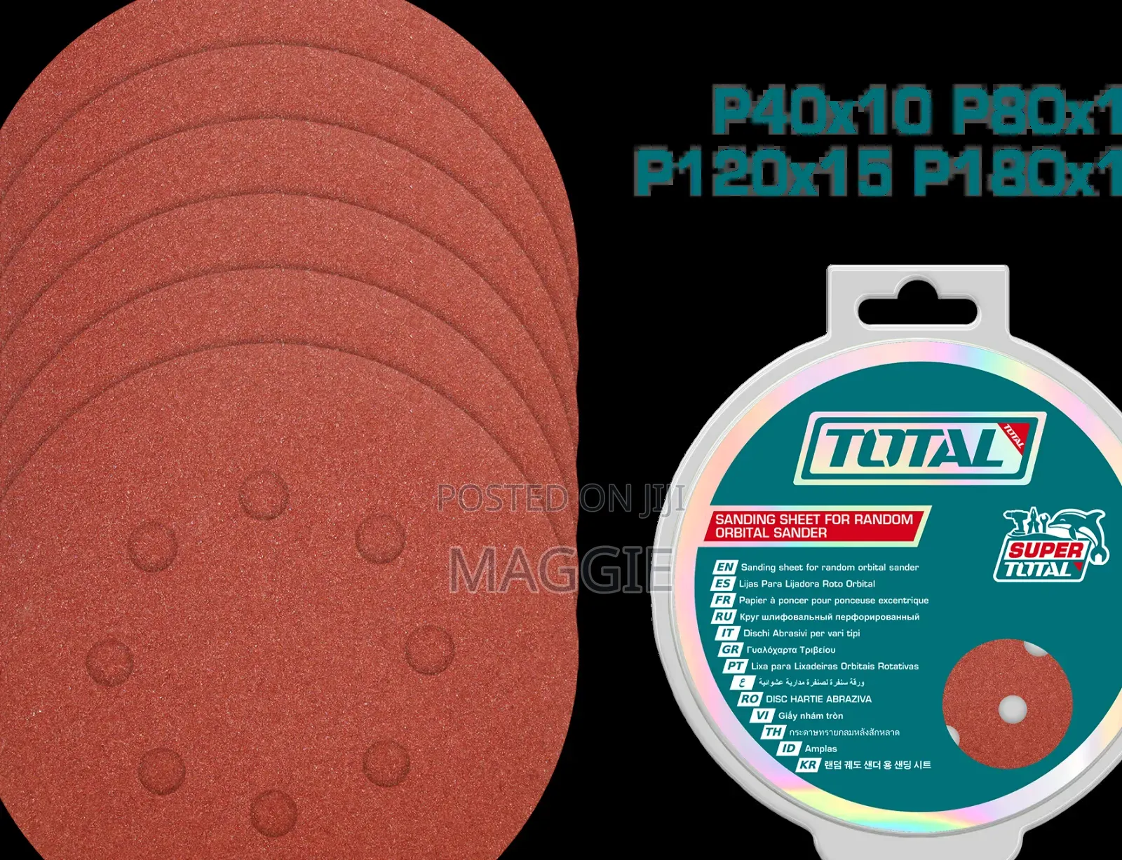 Sanding Sheet for Random Orbital Sander