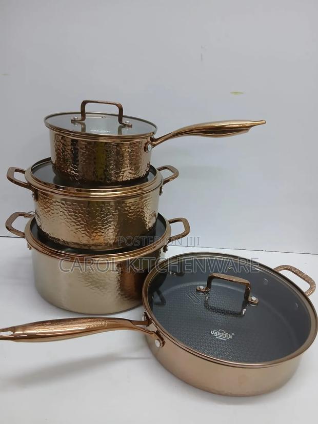 8 PC Heavy Stainless Steel Cooking Set / Induction Cookware Set