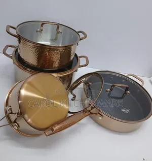 8 PC Heavy Stainless Steel Cooking Set / Induction Cookware Set