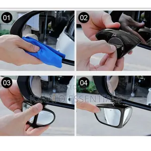 360 Adjustable Car Blind Spot Mirror Wide Angle Safety Accessory