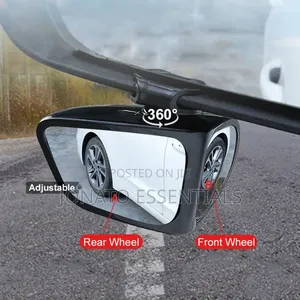 360 Adjustable Car Blind Spot Mirror Wide Angle Safety Accessory