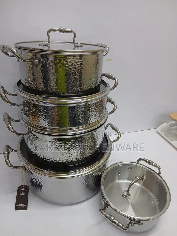 10 PC Stainless Steel Cookware Set/ Induction Cookware Set