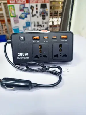 Car Power Inverter 200W 220V AC Dual Socket USB Charger