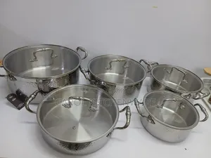 10 PC Stainless Steel Cookware Set/ Induction Cookware Set