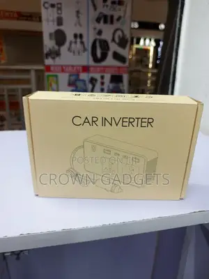200W Fast Charging Car Inverter Dual AC USB Type-C Adapter