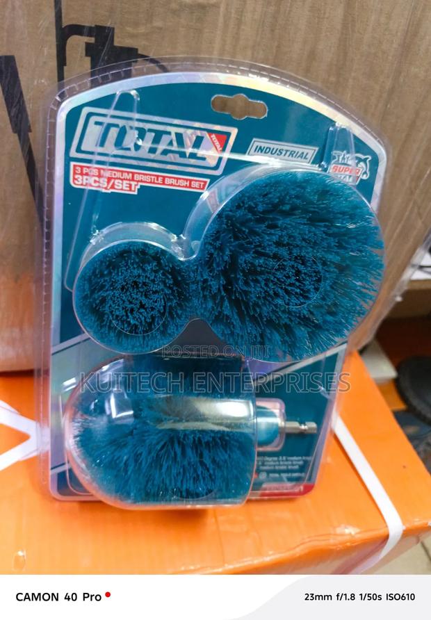 Total Bristle Brush Set/ 3pcs Medium Bristle Brush Set - thumbnail 2