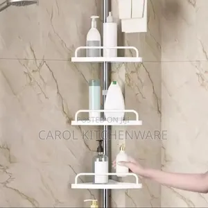 4 Tier Corner Shower Caddy/ 4 in 1 Bathroom Organizer Corner Rack