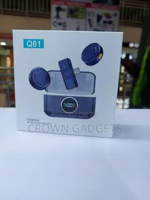 Q81 Wireless Lavalier Microphone for iPhone Android