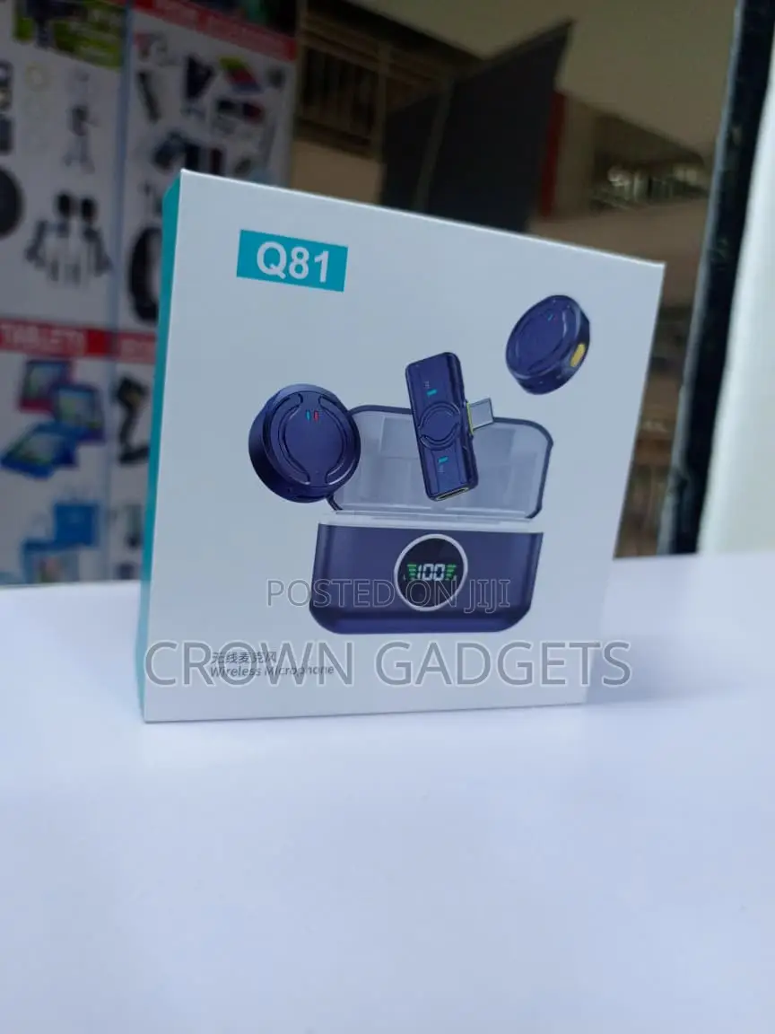 Q81 Wireless Lavalier Microphone for iPhone Android