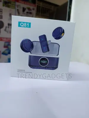 Q81 Wireless Lavalier Microphone for iPhone Android
