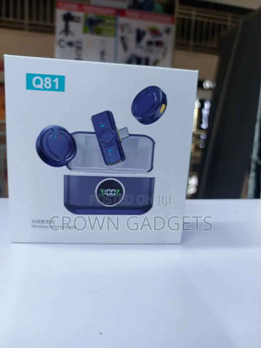 Q81 Clip-on Wireless Microphone Noise Cancelling for Vlog