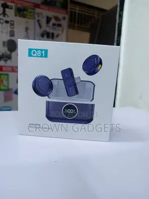 Q81 Dual Lavalier Microphone for Live Streaming Recording