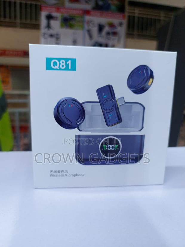 Q81 Dual Wireless Microphone With USB-C Lightning Receiver - thumbnail 3