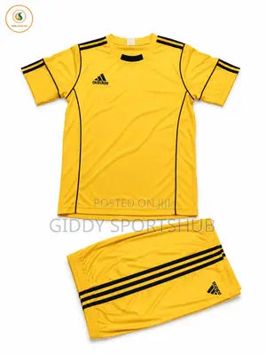 Yellow Adidas Club Edition Football Kit