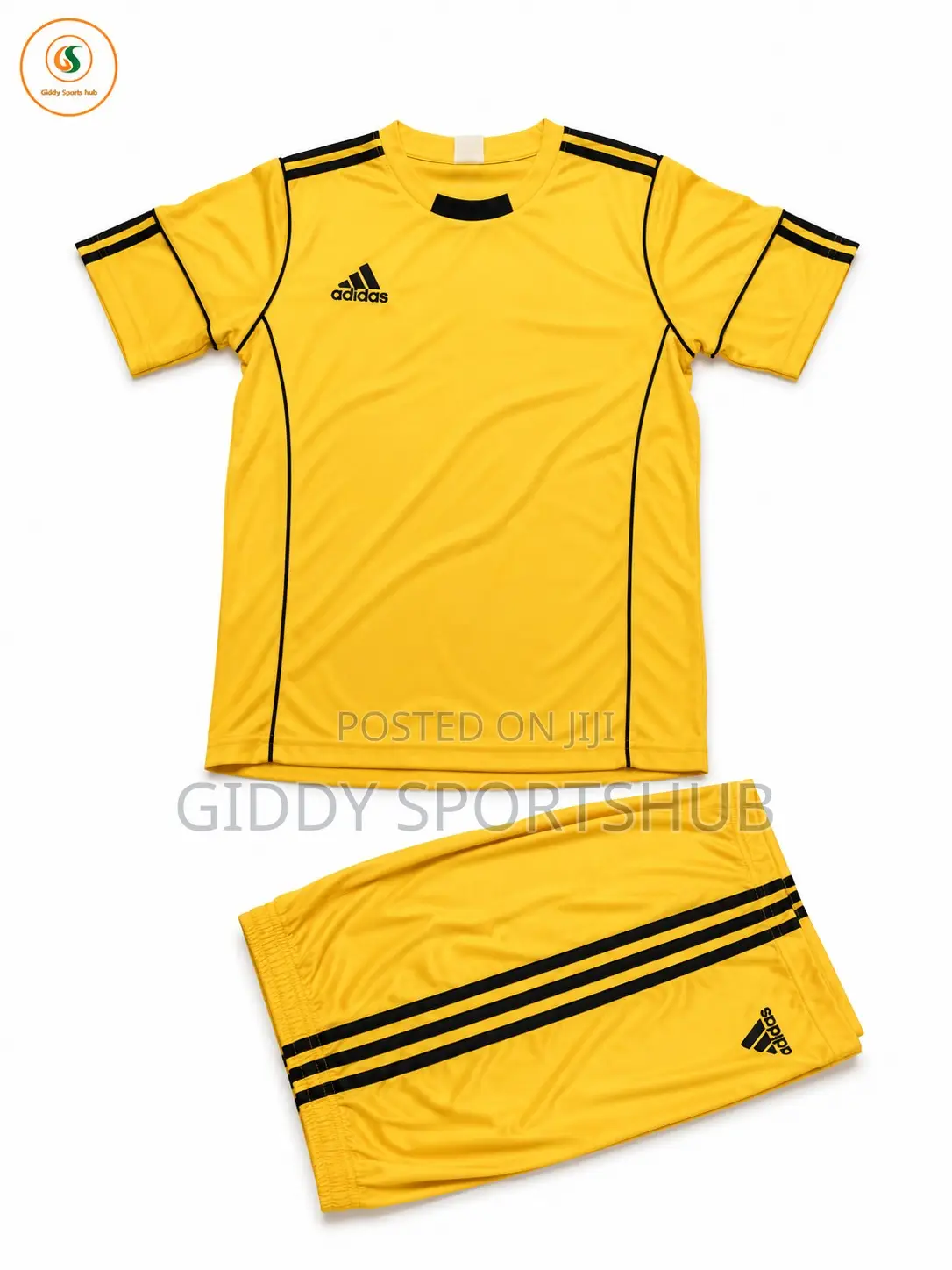 Yellow Adidas Club Edition Football Kit