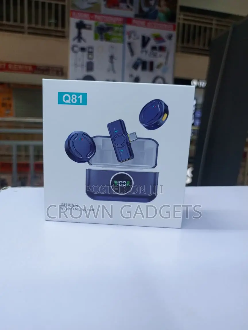 Q81 Wireless Lavalier Mic for Vlogging Live Streaming