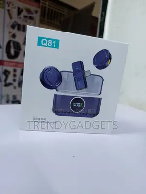 Q81 Noise Cancelling Wireless Clip Microphone for Android