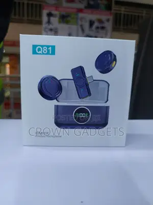 Q81 Noise Cancelling Wireless Clip Microphone for Android