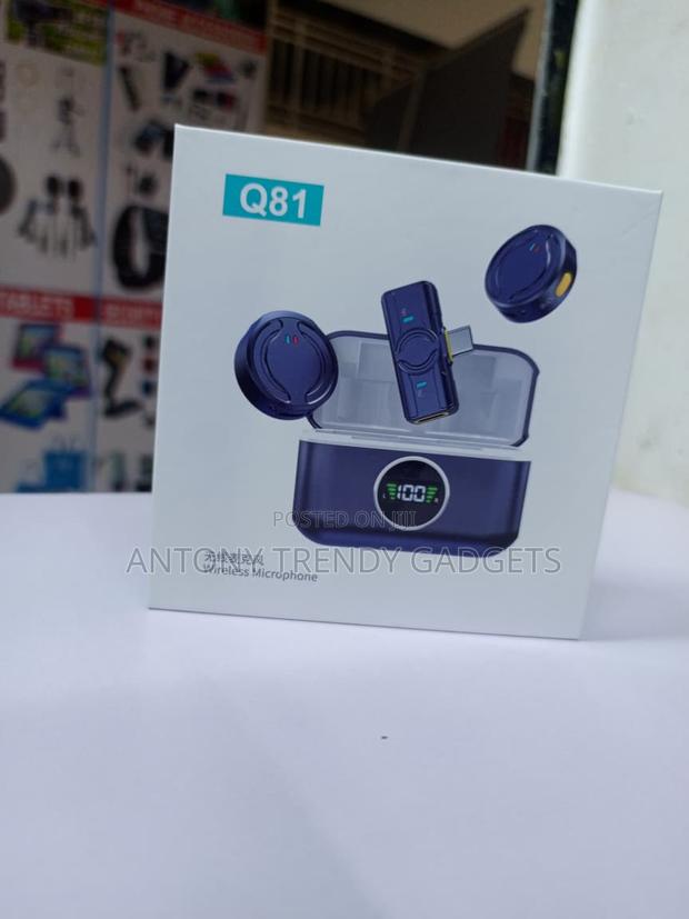 Q81 Wireless Clip Microphone With ANC Digital Display - thumbnail 2