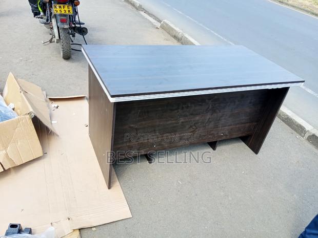 1.2m Brown Executive Office Desk - thumbnail 2