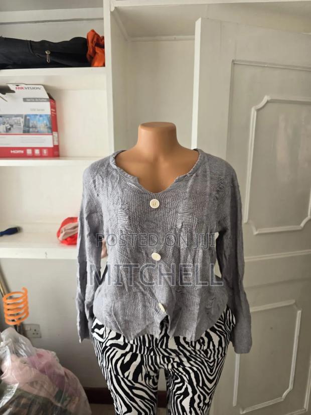 V - Neck Sweater Tops