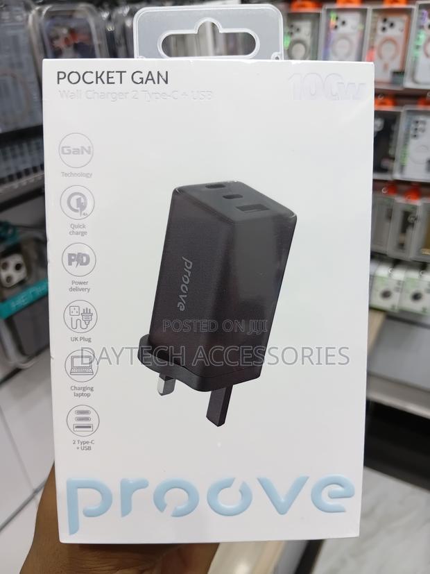 Proove Pocket GaN Charger Max 100W (2 Type-C + USB) - main view