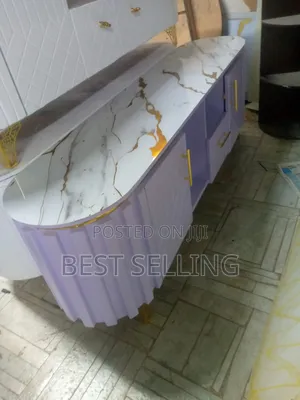 White Oval TV Stand TV Stand
