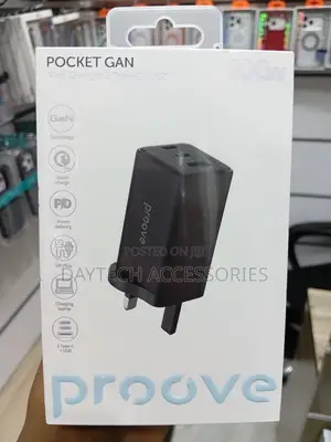 This Is a Proove Pocket GaN 100W Wall Charger UK
