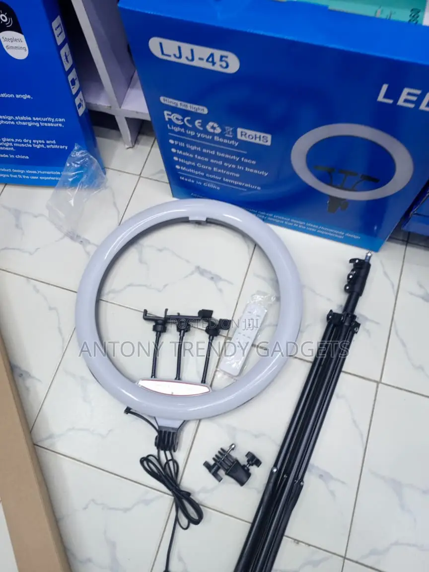 LJJ-45 Professional Ring Fill Light for Streaming Makeup